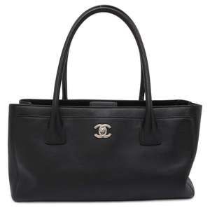 Chanel Coco Mark Executive Line Tote Bag Black